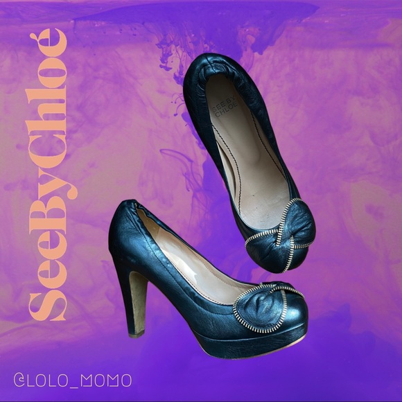 VAMP! 😈 See by Chloe Platform Sz 7.5 - Picture 1 of 8